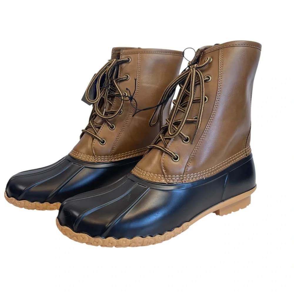 KHOMBU Thermolite Fleece Lined Waterproof Duck Boots Men’s Size 10 M NWT